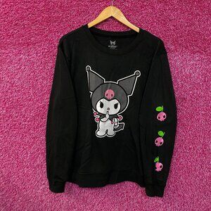 Kuromi Devious Cherry Crewneck sweater size large